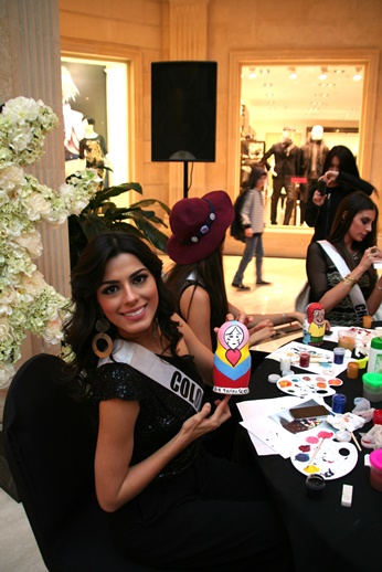 мастер класс по росписи матрешек, Miss Universe 2013